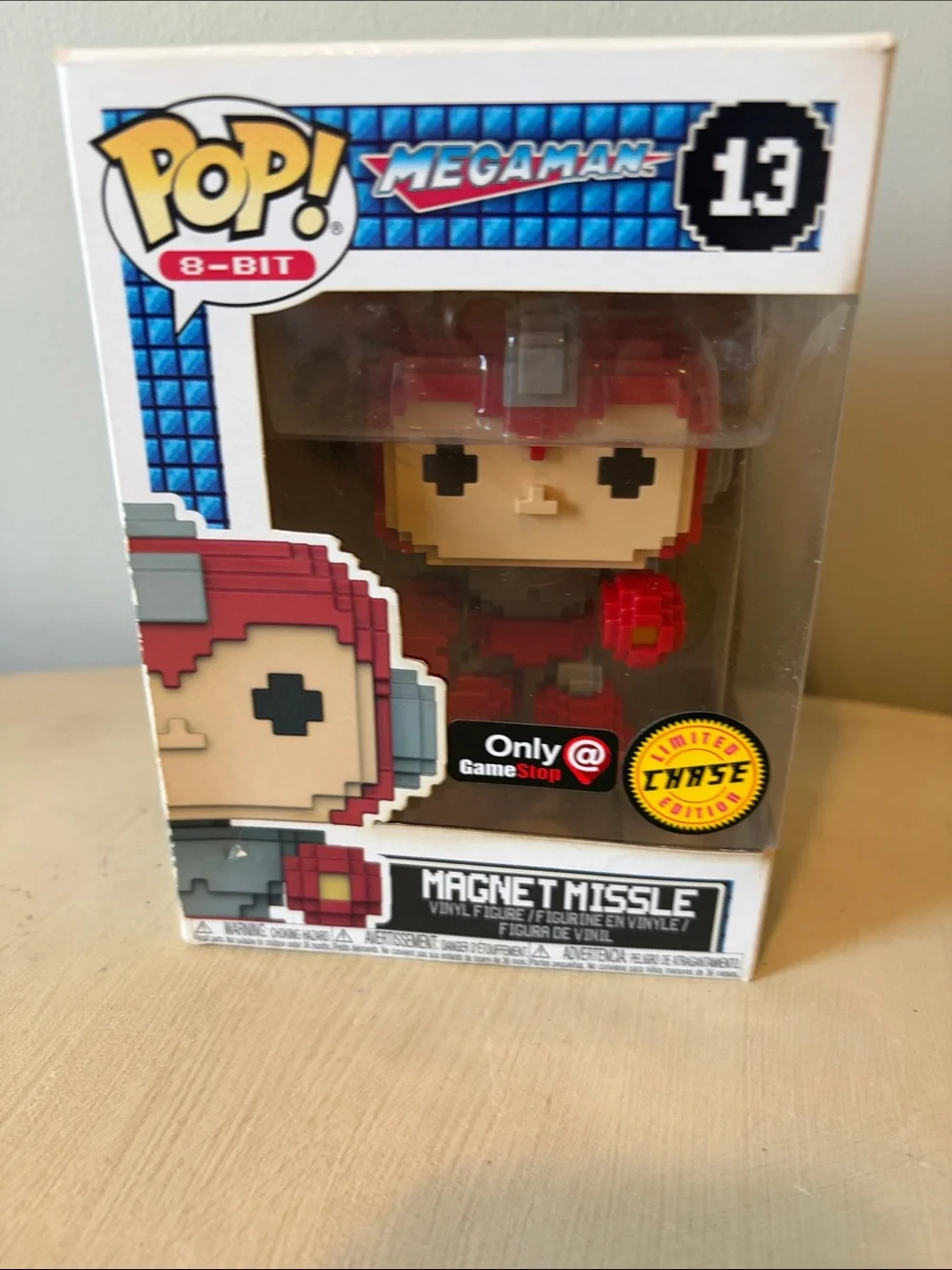 Funko 8-Bit Mega Man Magnet Missle Chase #13 GameStop Edition New In Box